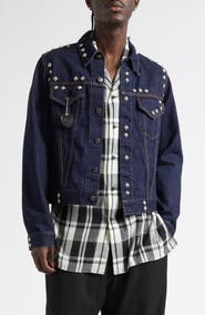 Yohji Yamamoto Studded HTC Denim Trucker Jacket