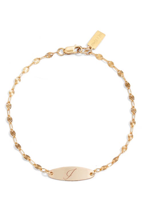 Set & Stones Bank Initial Bracelet