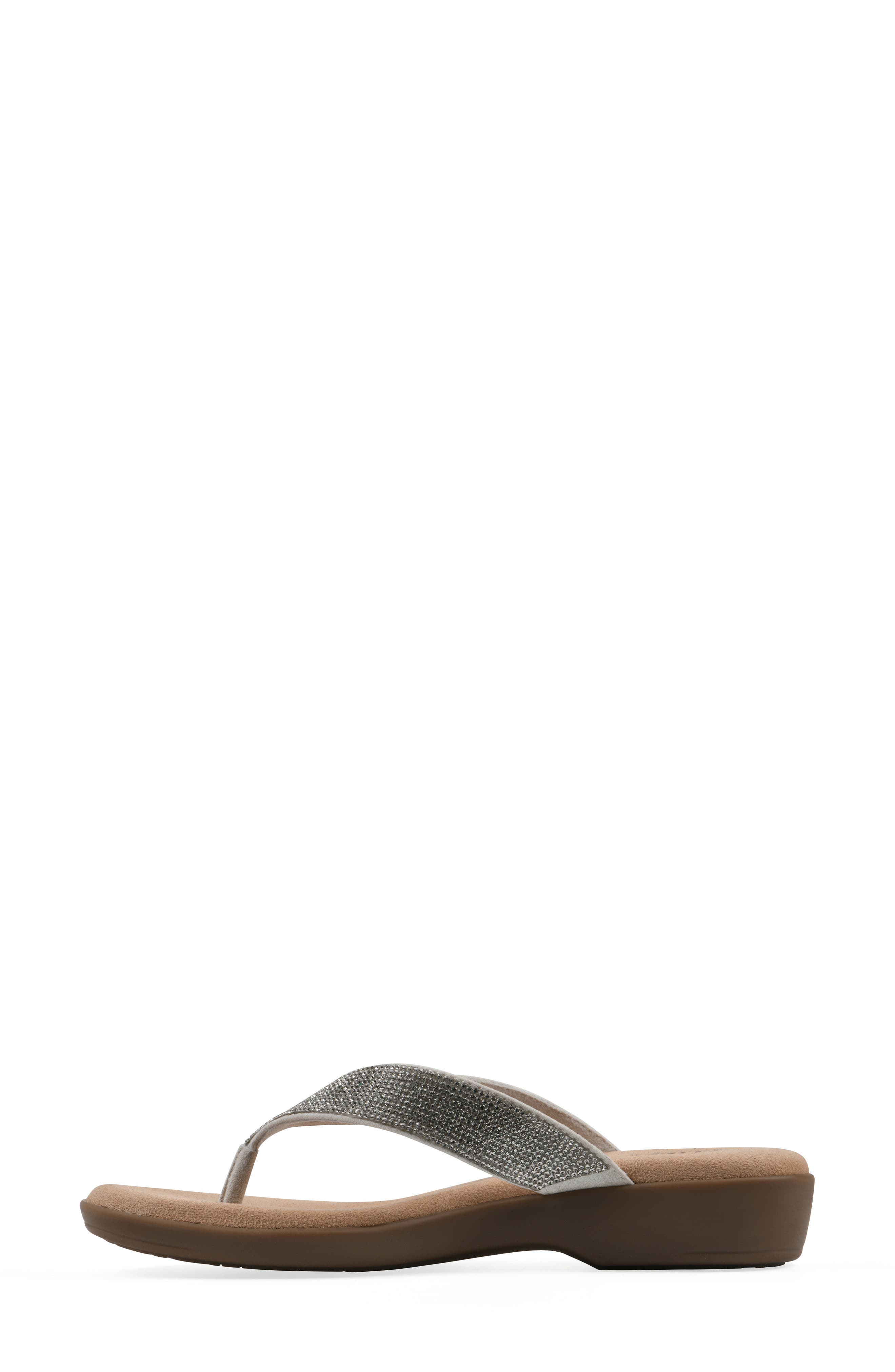 Becharm Sandal, Alternate, color, ECRU FABRIC