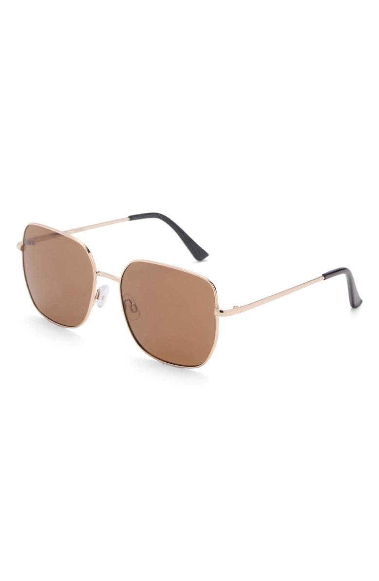 MANGO Square Sunglasses, Alternate, color,