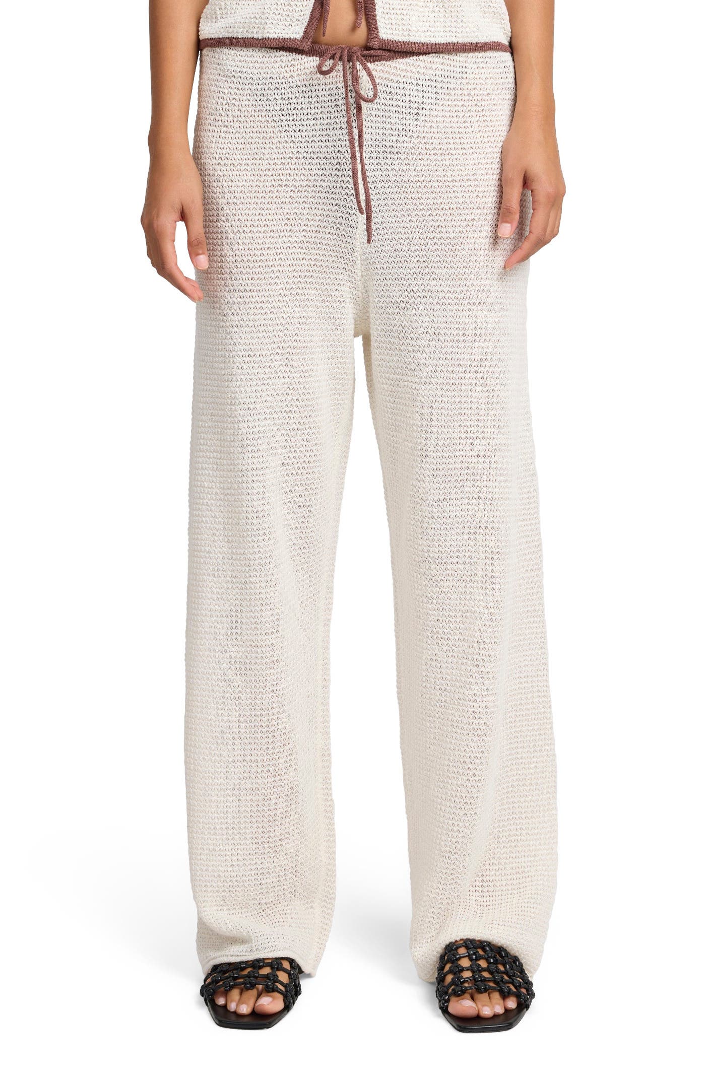 Linen Knit Drawstring Pant - image 4