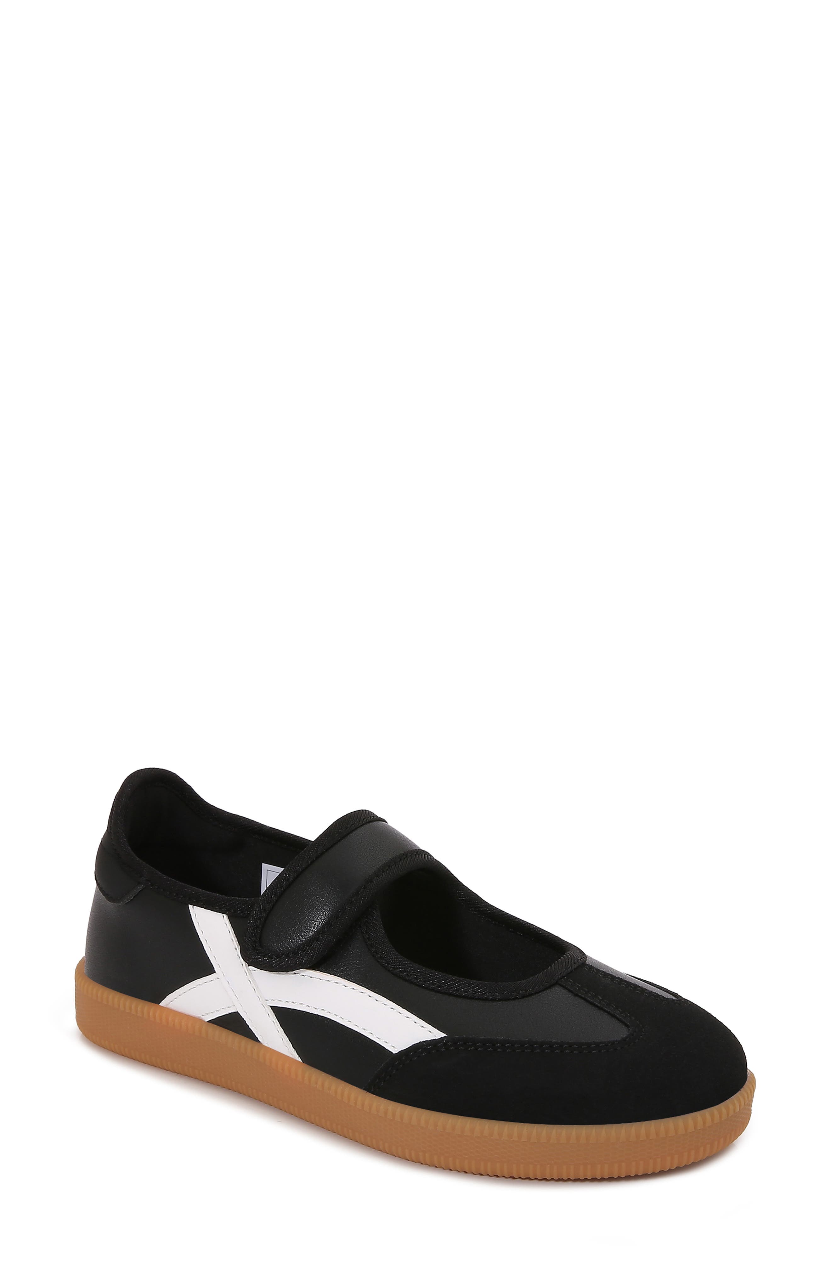 Lorenzia Faux Leather Mary Jane Sneaker
