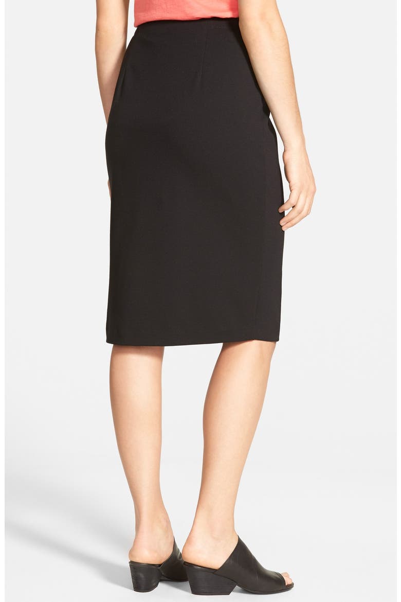 Side Slit Pencil Skirt, Alternate, color, BLACK