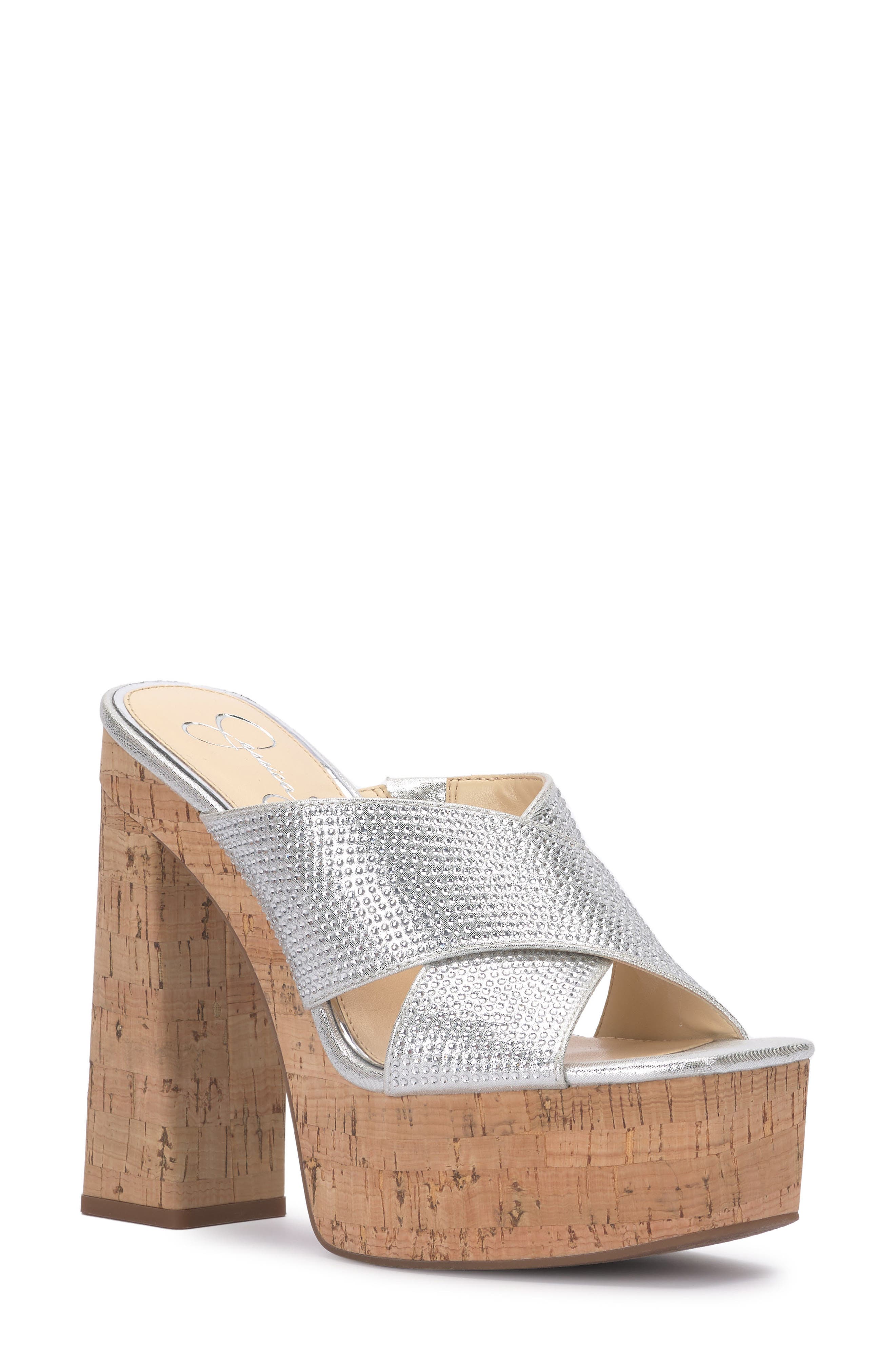 Jessica Simpson Basima Platform Slide Sandal, Main, color, 
