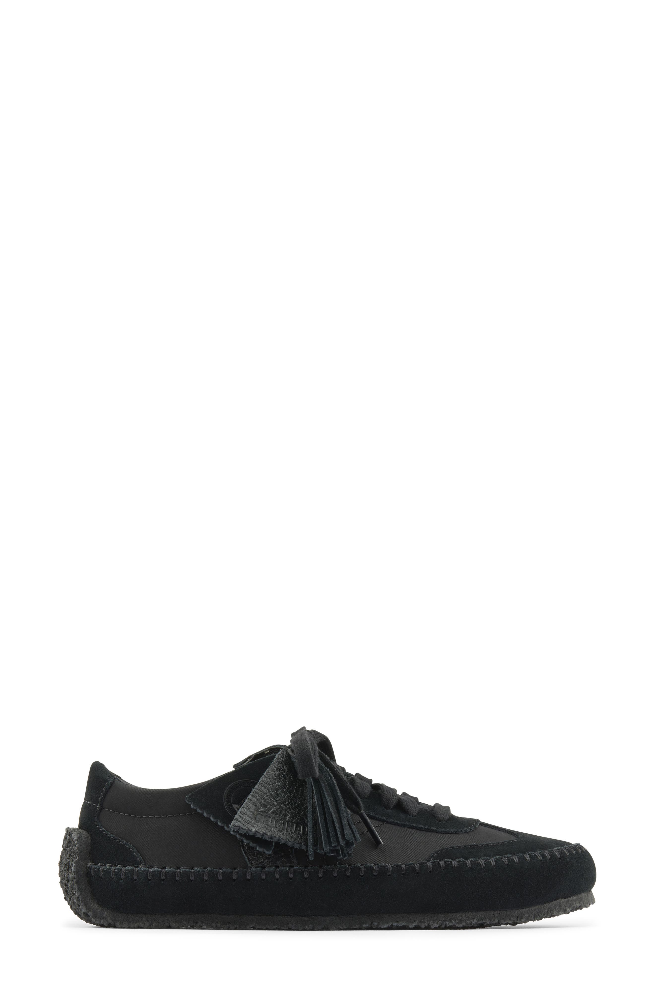 Clarks<sup>®</sup> Originals Tor Low Sneaker, Alternate, color, Black Suede