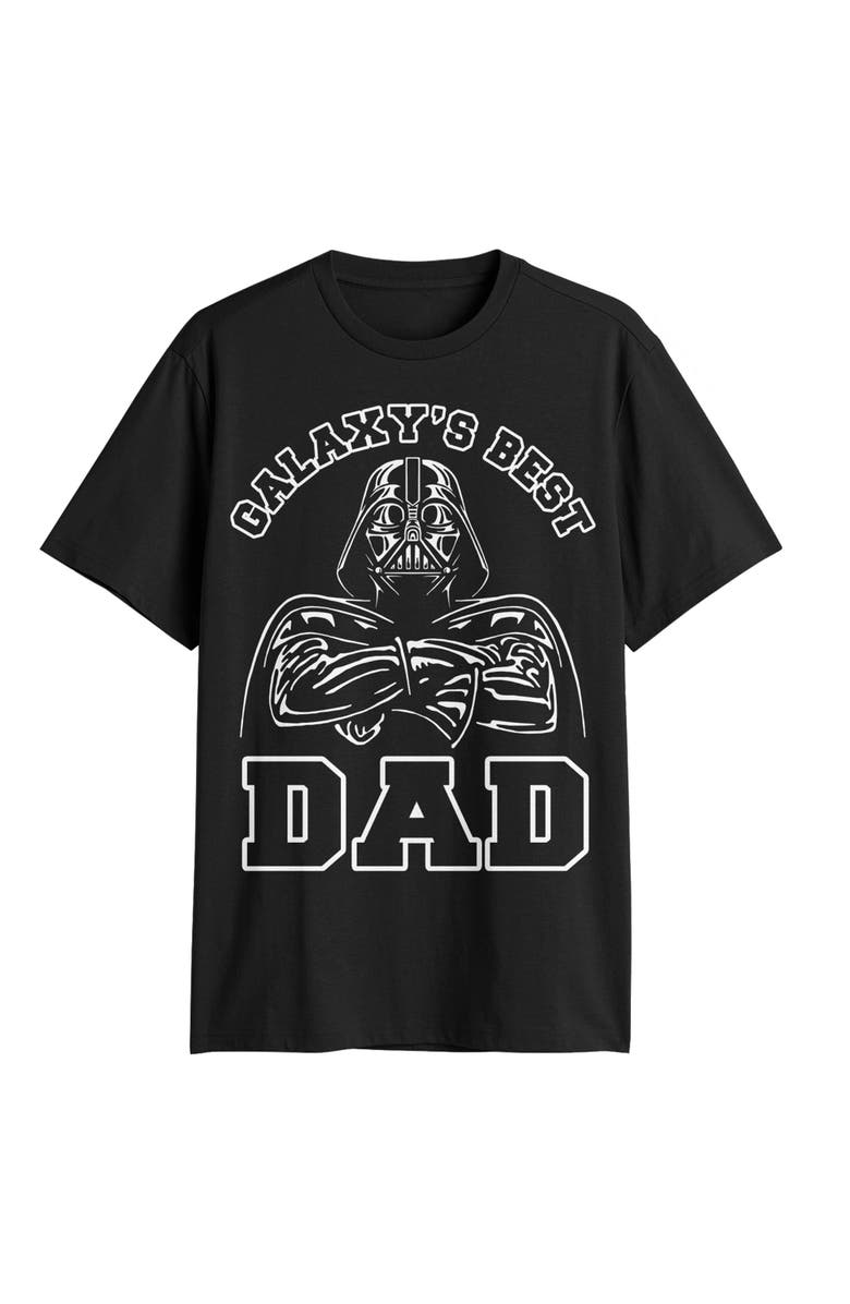 Star Wars: A New Hope Men's Star Wars A New Hope Galaxy's Best Dad Vader Graphic T-Shirt, Main, color, Black