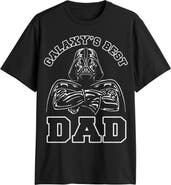 Star Wars: A New Hope Men's Star Wars A New Hope Galaxy's Best Dad Vader Graphic T-Shirt
