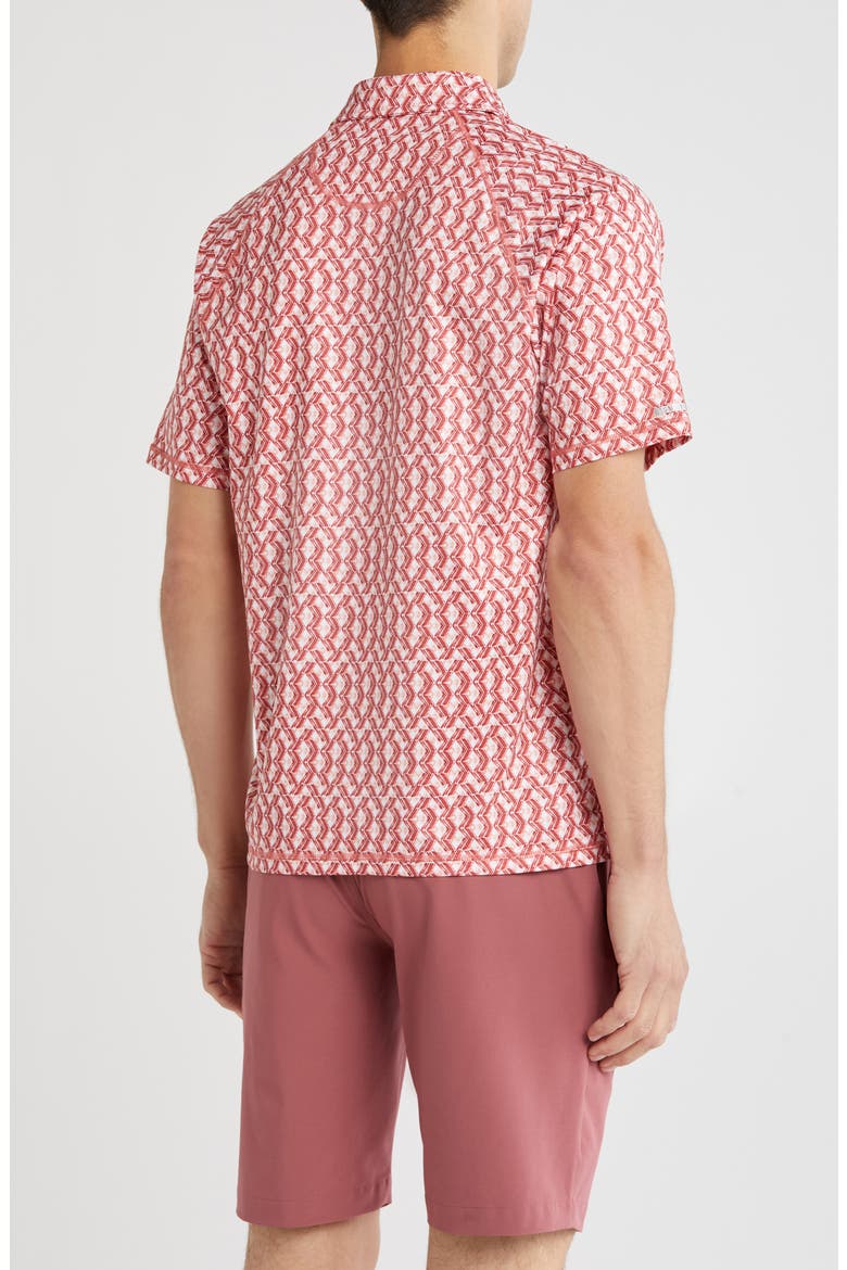 Fresco Geo Polo, Alternate, color, RED GINGER