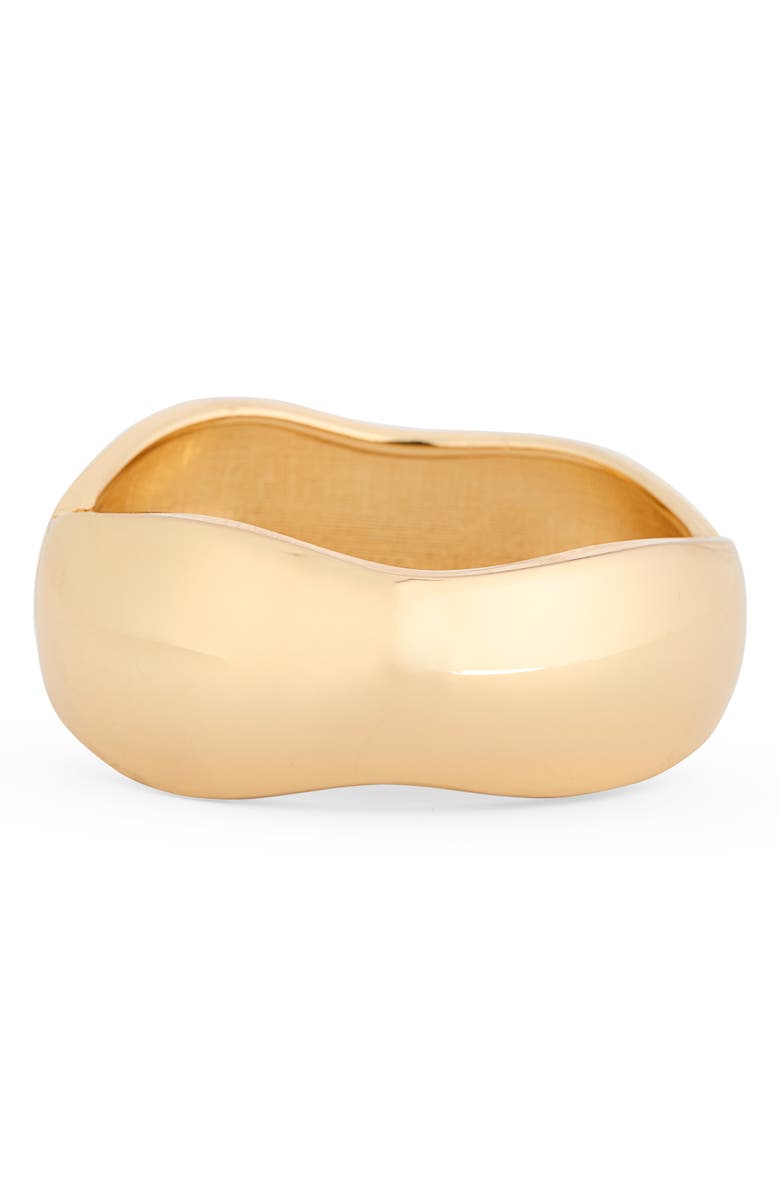 Tasha Hinged Bangle Bracelet, Main, color, Gold
