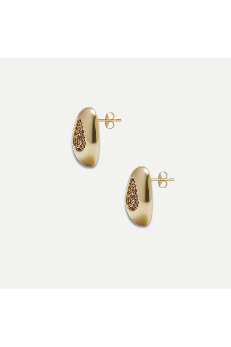 Grace Stud Earrings, Alternate, color, Gold