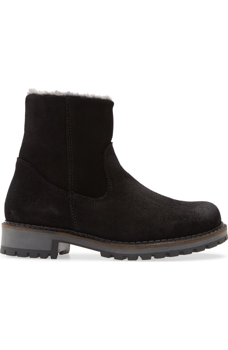 Bos. & Co. Calib Waterproof Bootie, Alternate, color, Black Suede/Fantara