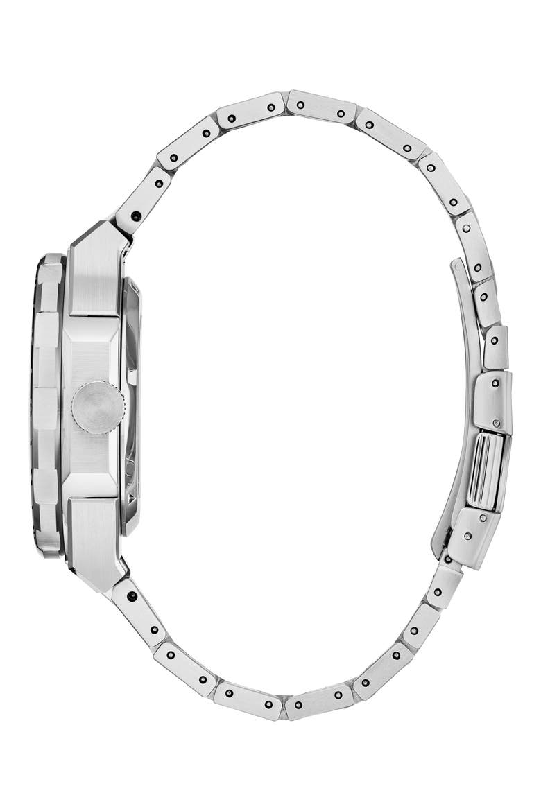 Series 8 880 GMT Automatic Bracelet Watch, 41mm, Alternate, color, SILVER-TONE
