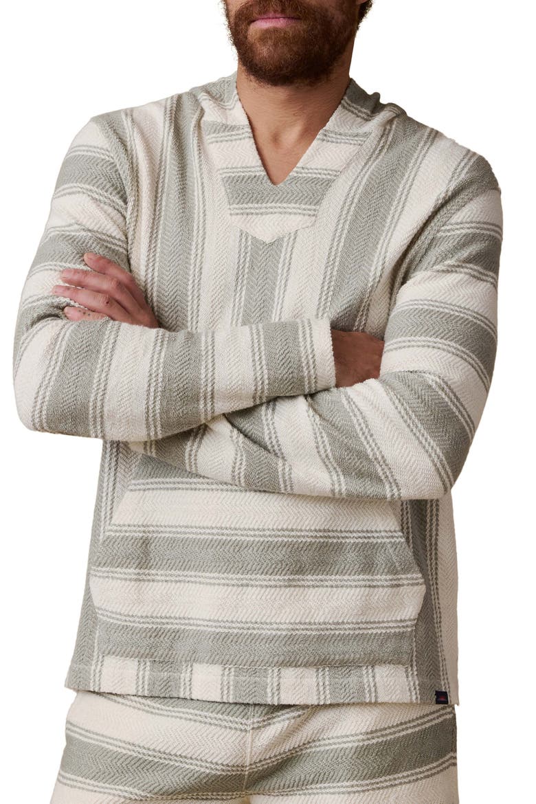 Whitewater Organic Cotton Hoodie, Main, color, SHELL POINT STRIPE