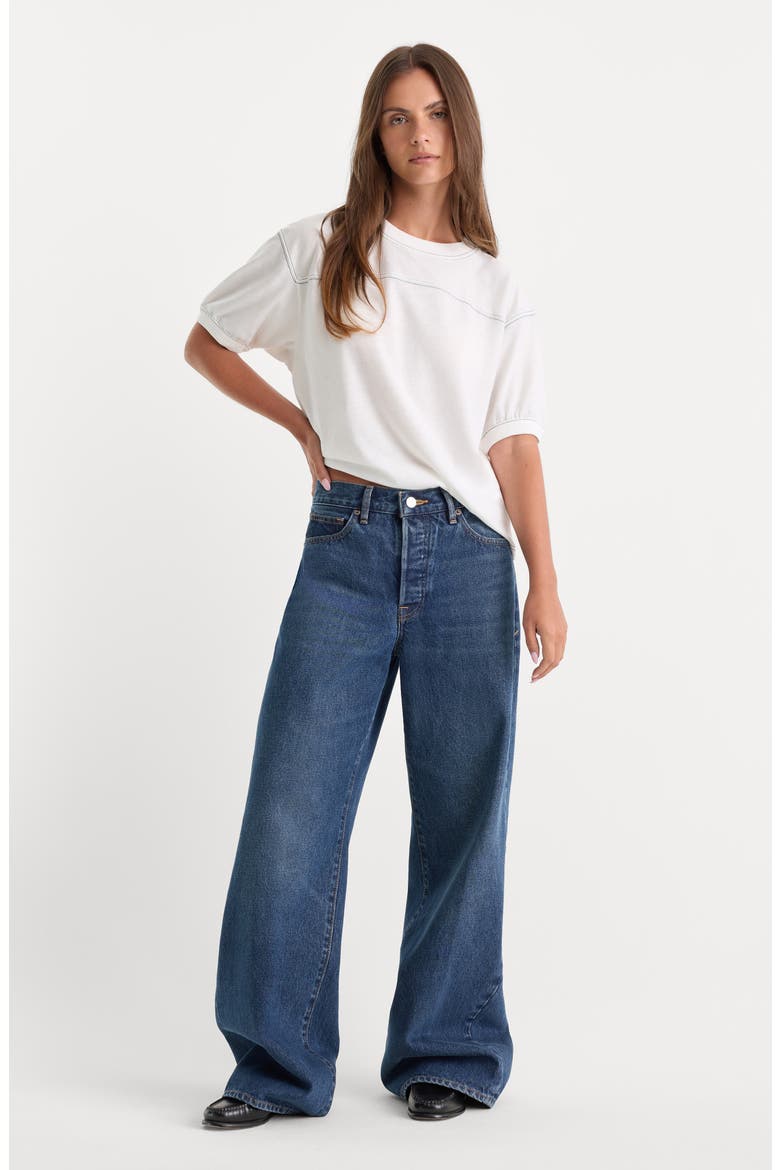 Vintage Low Slung Baggy Wide Leg Jeans, Alternate, color, TRACE