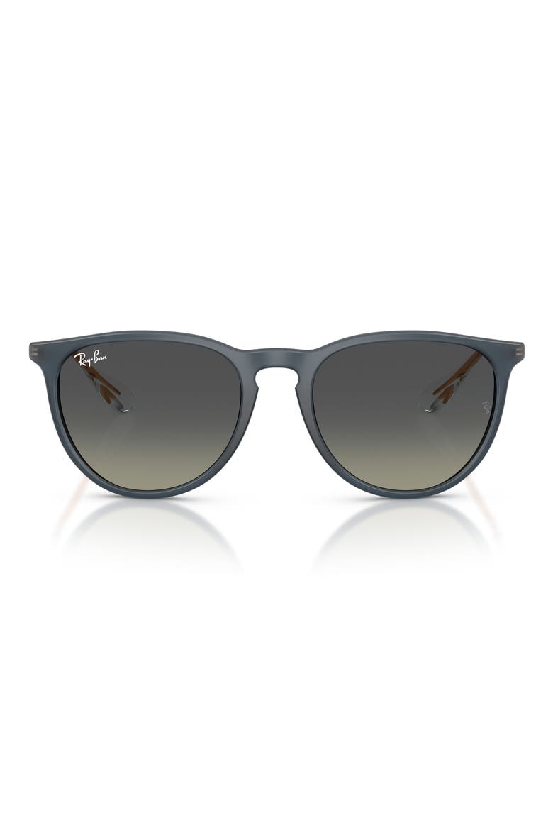 54mm Phantos Round Sunglasses, Main, color, RUBBER BLUE