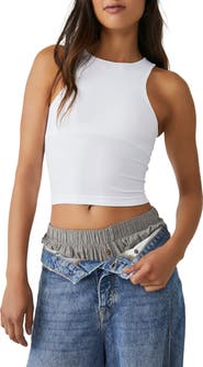 Free People Clean Lines Crop Tank