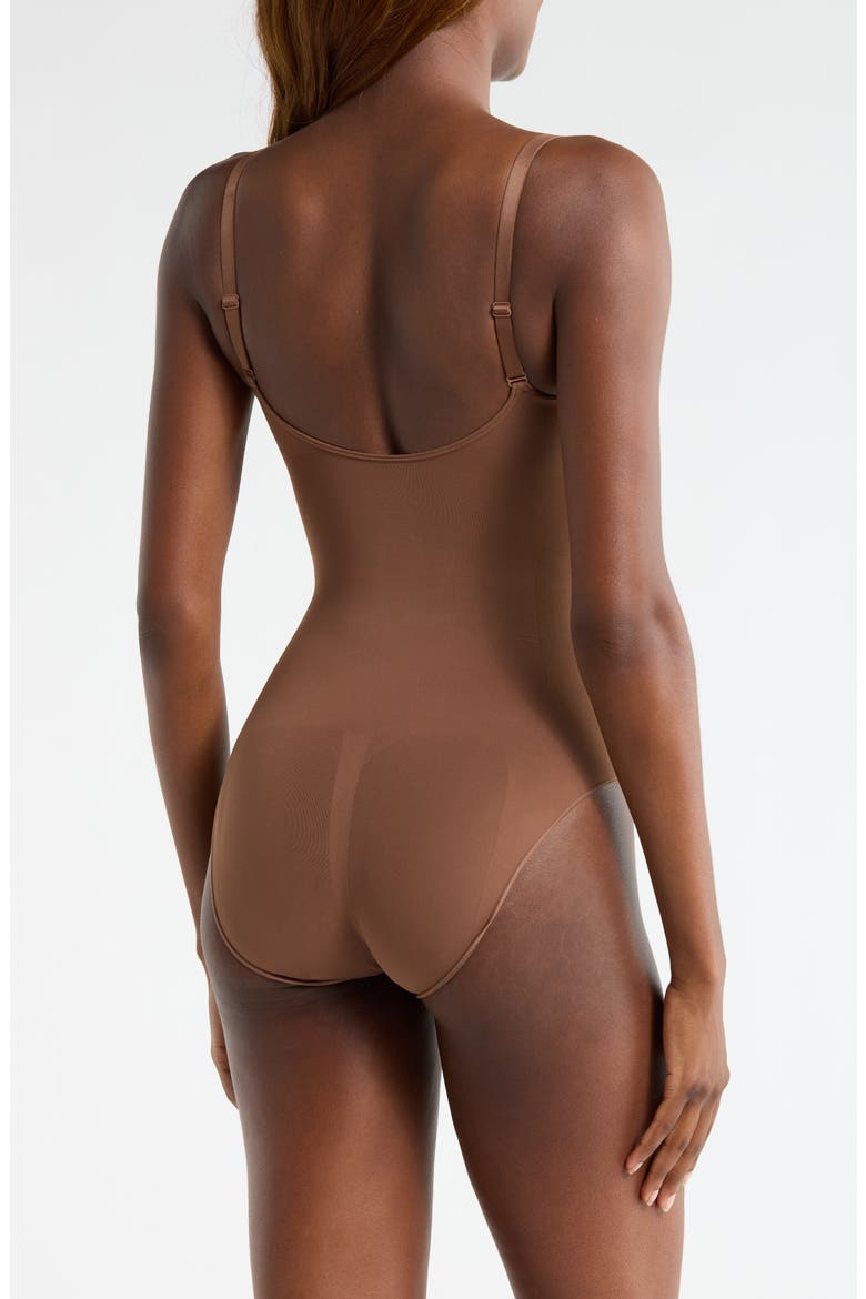 Sculpting Bodysuit, Alternate, color, BROWN