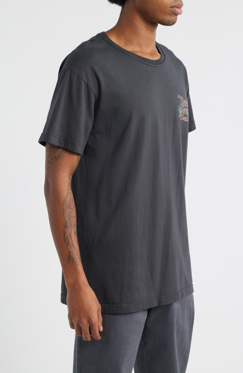 DARK SEAS Lagoon Cotton Graphic T-Shirt, Alternate, color, Dusty Black