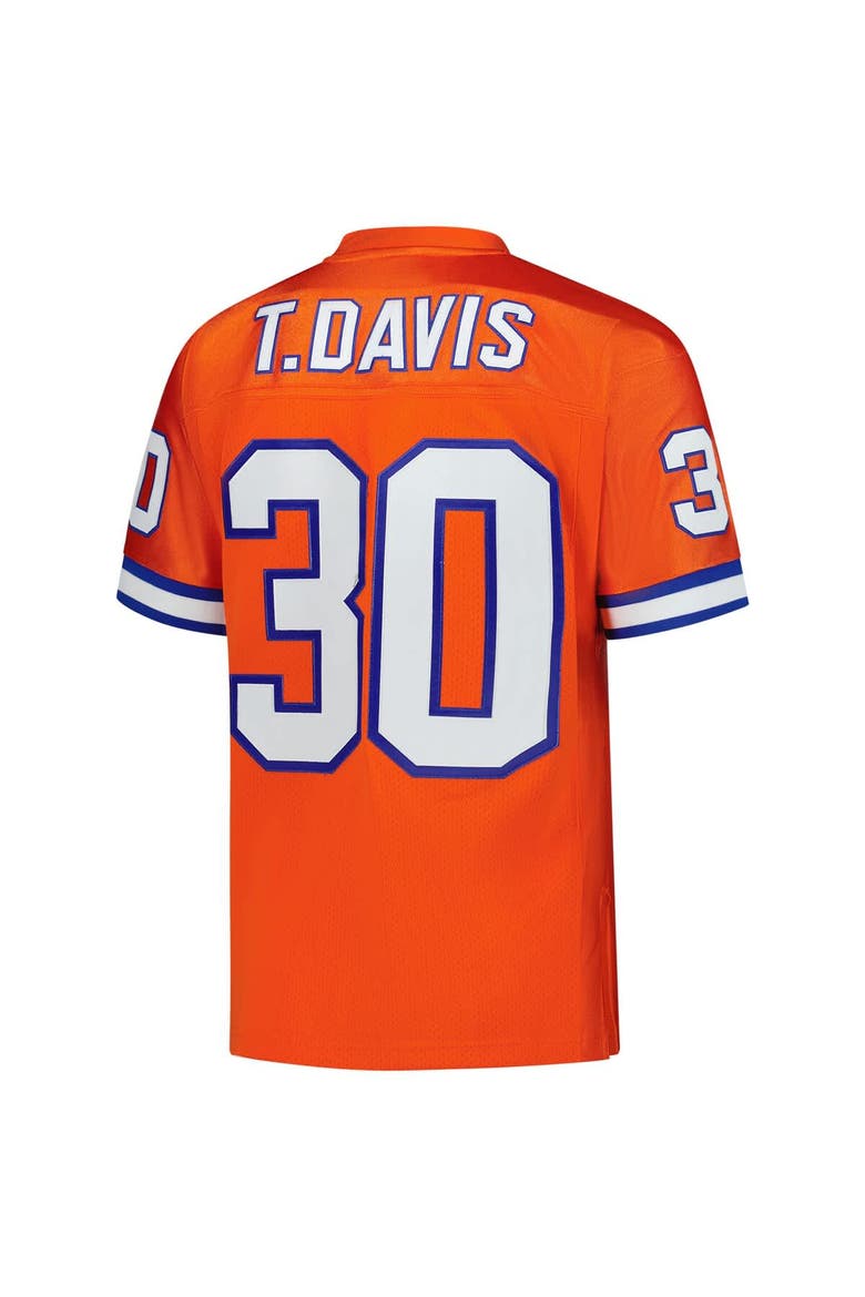 Men's Mitchell & Ness Terrell Davis Orange Denver Broncos 1995 Authentic Throwback Retired Player Jersey, Alternate, color, Orange