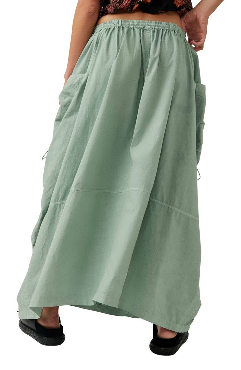 Free People Jilly Parachute Maxi Skirt, Alternate, color, 