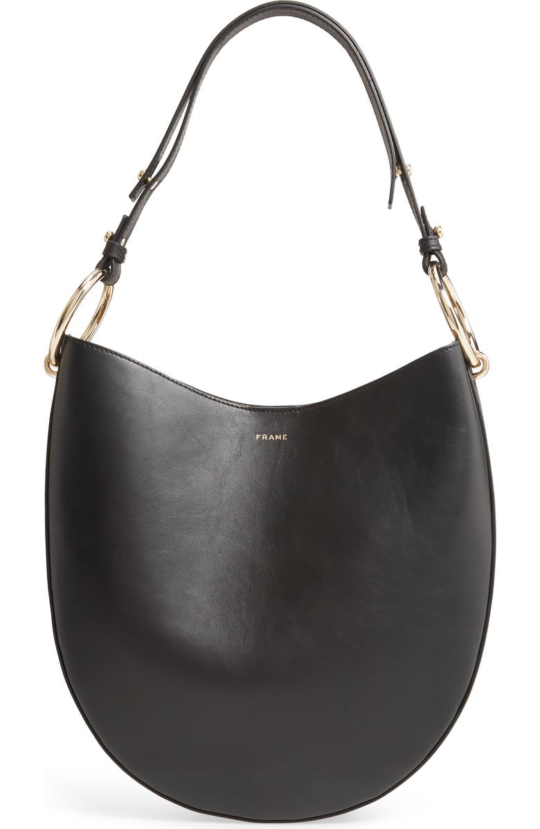 FRAME Le Switch Leather Hobo Bag, Main, color,