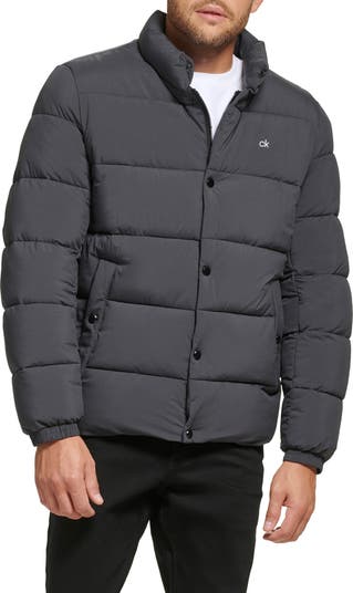 Calvin hot Klein Men's Snap-Front Puffer Coat size L