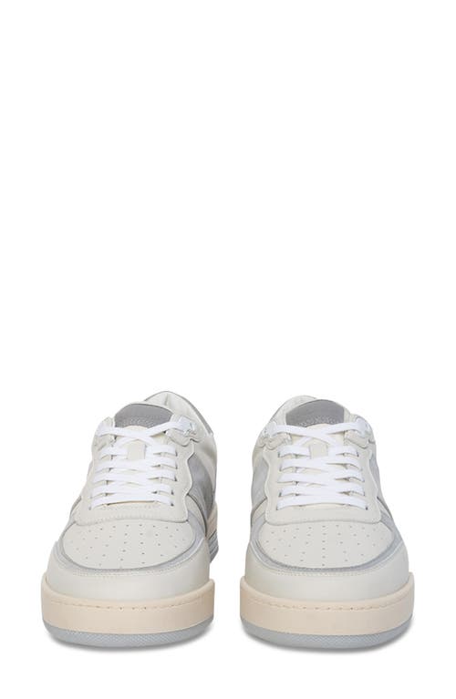 Collegium Pillar Destroyer Ii Off-white Panelled Leather Sneakers In Multi