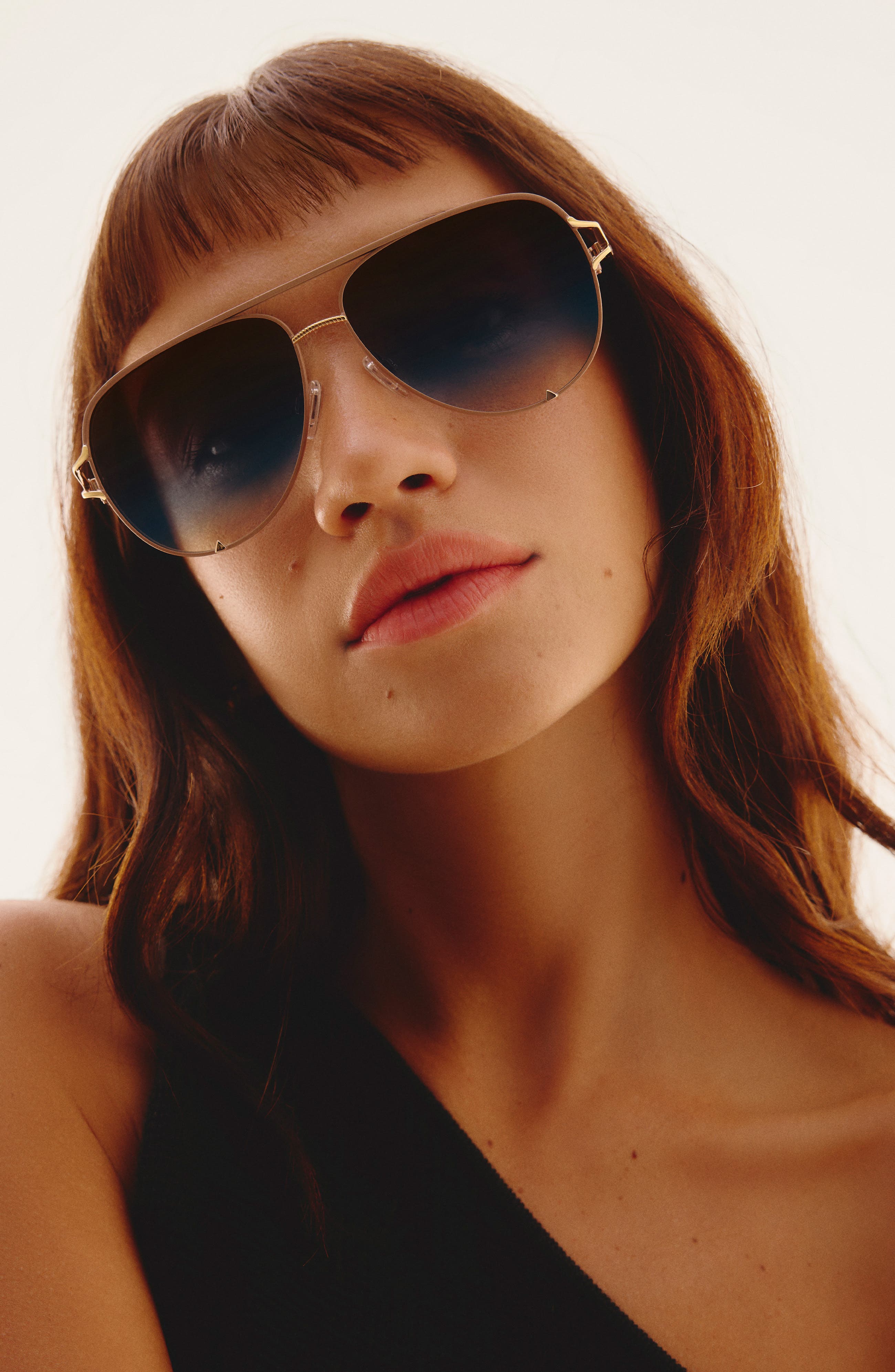 QUAY High Key Twist 60mm Gradient Aviator Sunglasses (Women ...