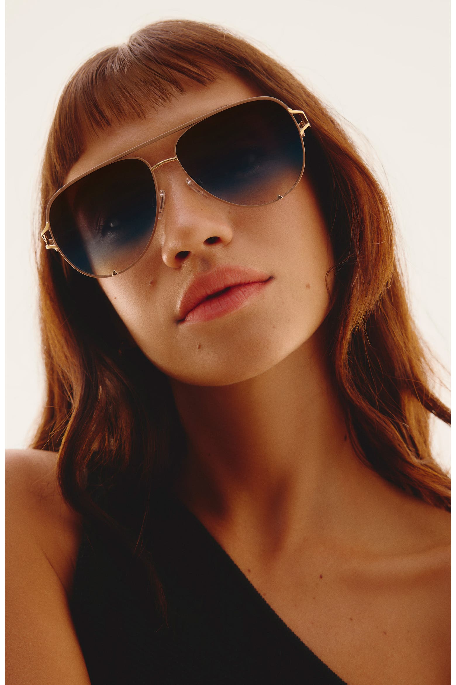Keyboard Color Gradient QUAY High Key Twist 60mm Gradient Aviator Sunglasses (Women ...