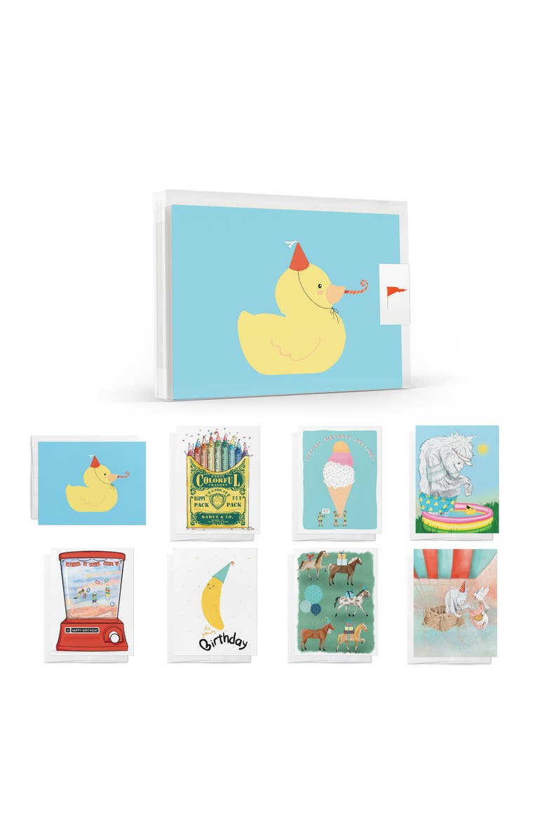 Ramus & Co Kids Birthday Greeting Card Pack Assorted Set, Main, color, Multi-Pack