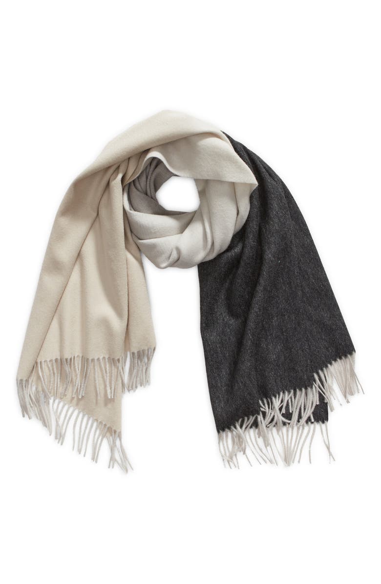 Nordstrom Ombré Wool & Cashmere Wrap, Alternate, color, 