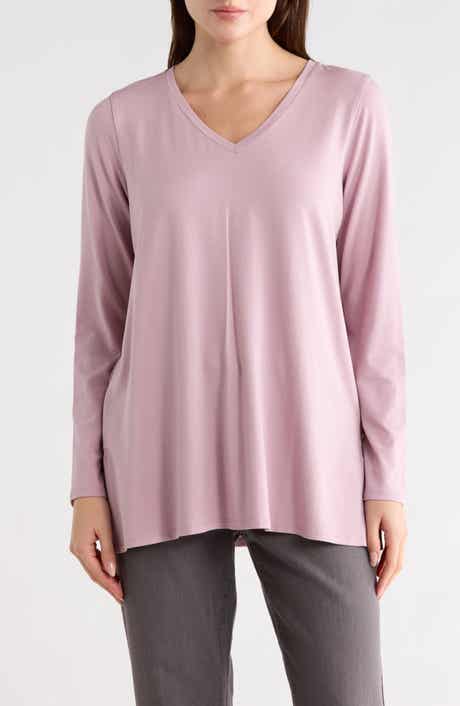 Eileen Fisher V-Neck Long Sleeve Tunic