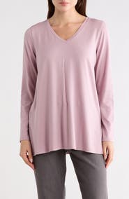 Eileen Fisher V-Neck Long Sleeve Tunic