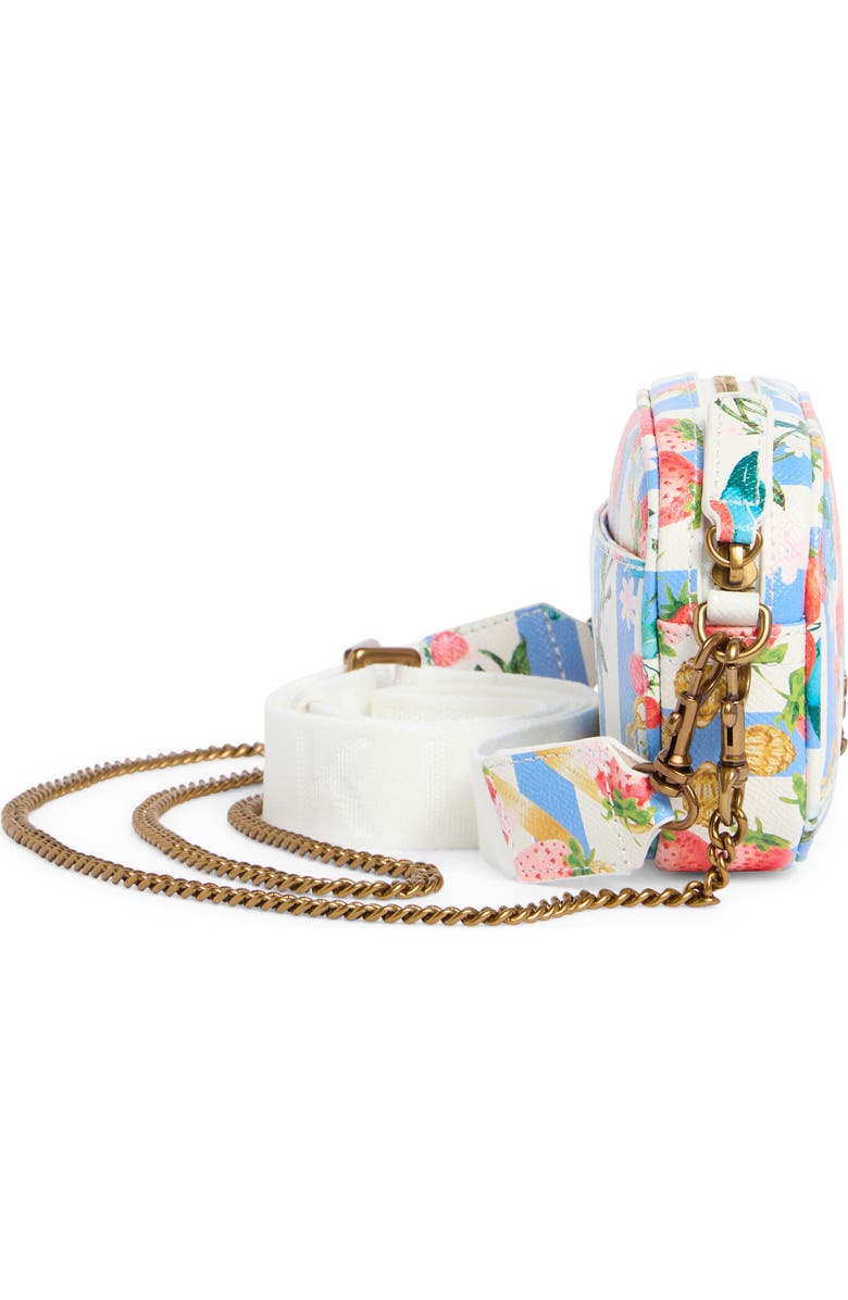 Kurt Geiger London Small Greenwich Leather Camera Bag, Alternate, color, Open White