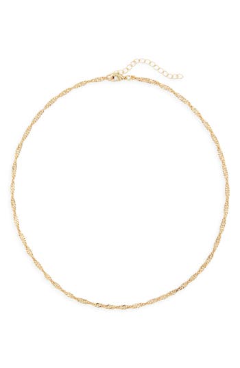 Nordstrom Rack Singapore Chain Necklace In Gold