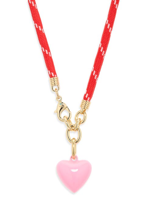 The Happy Cord Charm Necklace
