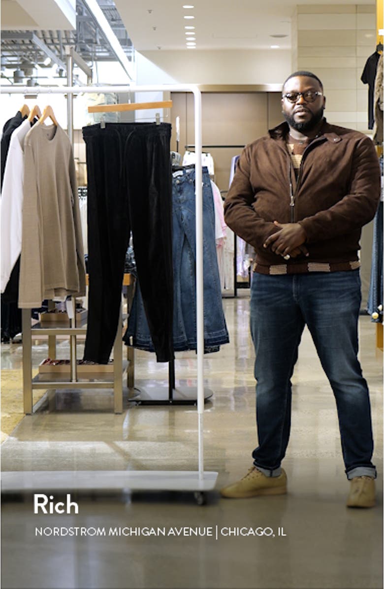 House of Tiro Recycled Polyester Velour Track Pants, sales video thumbnail