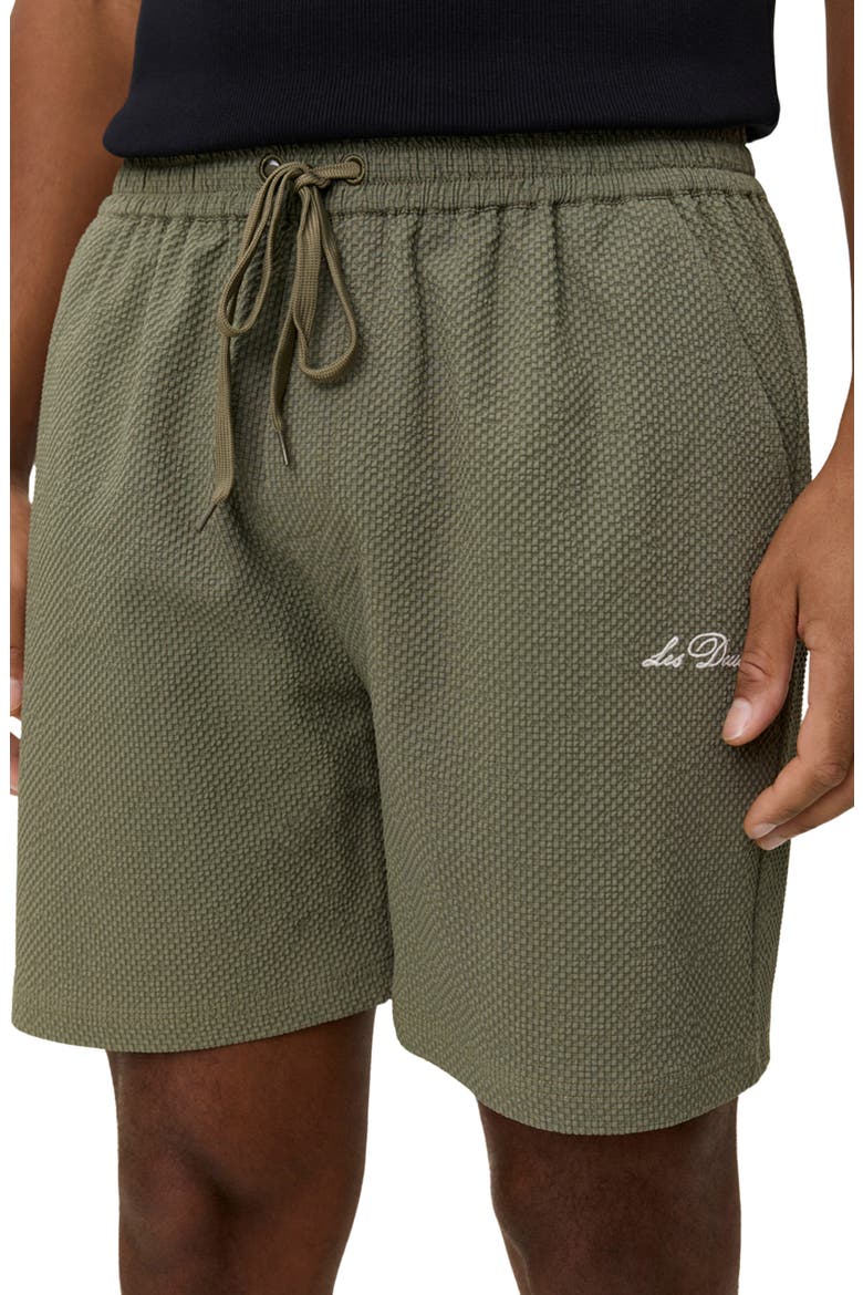 Stan Seersucker Swim Shorts, Main, color, LICHEN GREEN