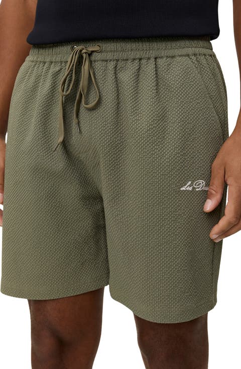 Stan Seersucker Swim Shorts
