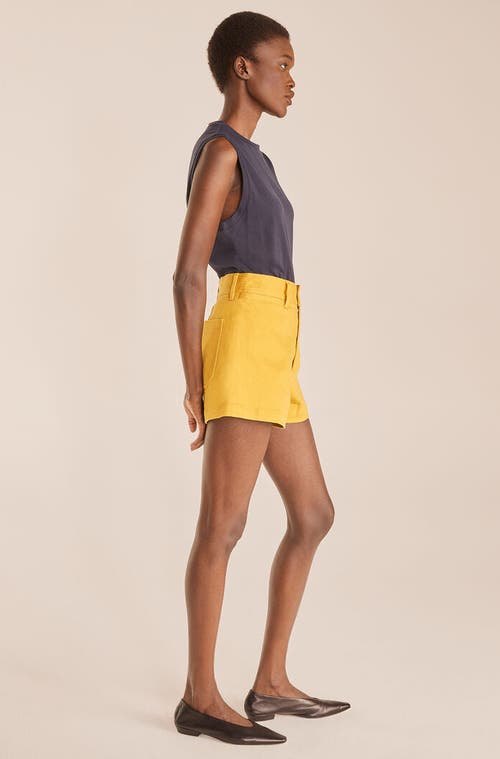 Rebecca Taylor Solid Twill Short In Zest
