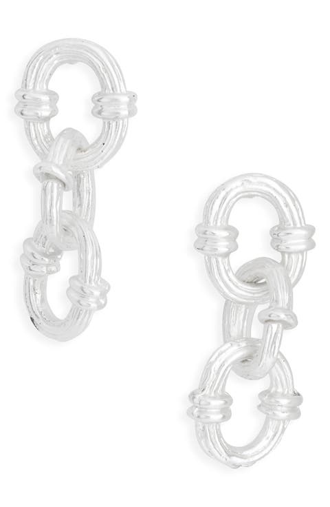 Maritime Link Drop Earrings