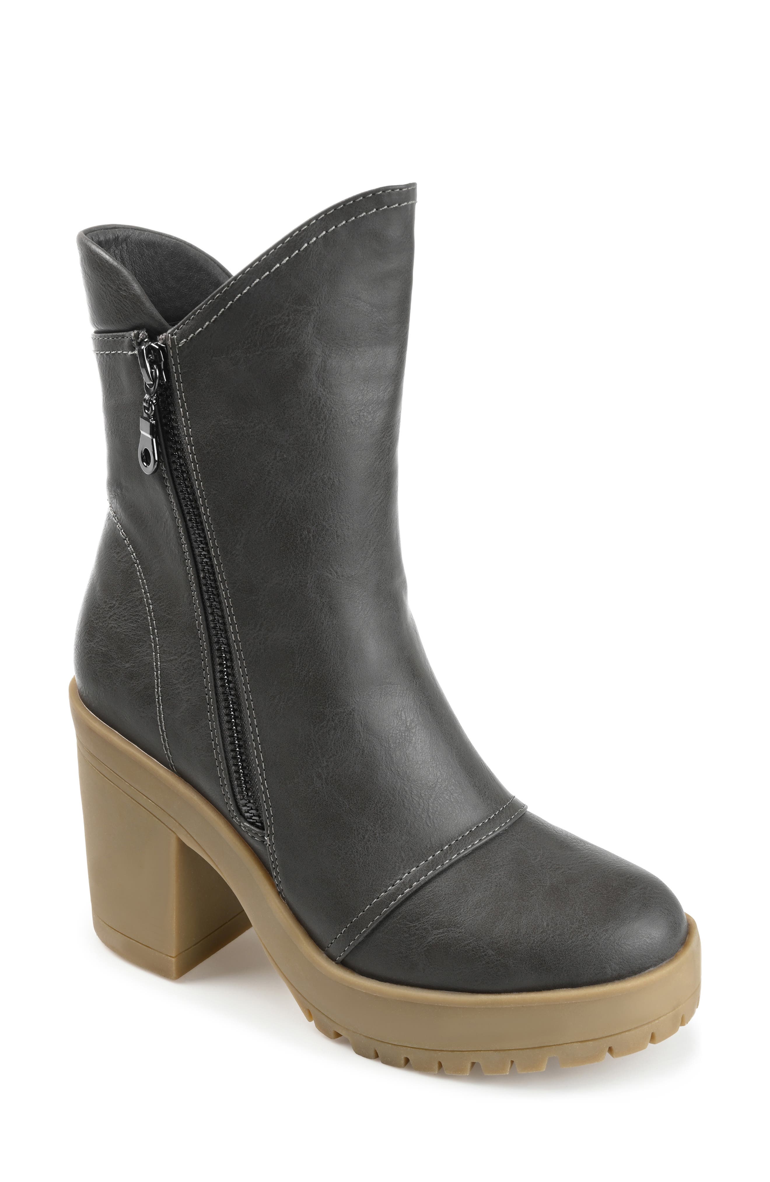 Journee Collection Jaquie Lug Sole Bootie