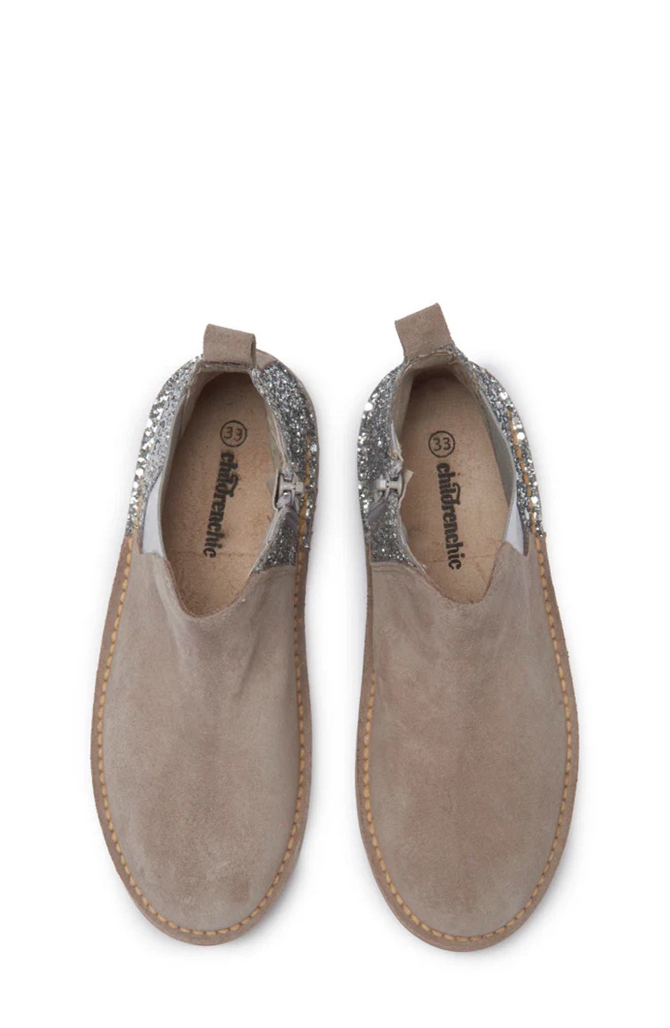 CHILDRENCHIC Kids' Olivia Chelsea Boot, Alternate, color, Taupe