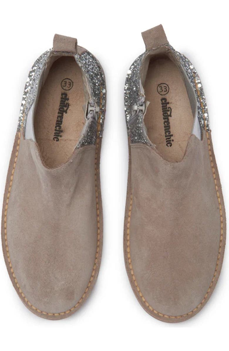 CHILDRENCHIC Kids' Olivia Chelsea Boot, Alternate, color, Taupe