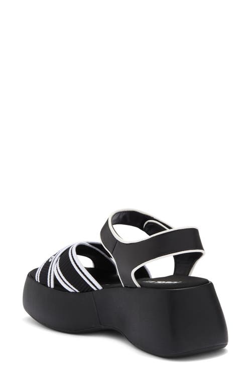 Karl Lagerfeld Paris Meddi Platform Sandal In Black