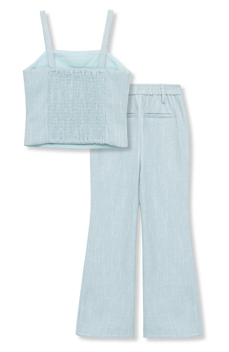 Truce Kids' Novelty Tweed Tank Top & Flare Pants Set, Alternate, color,