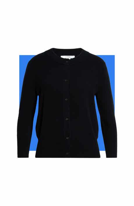 Wool Blend Shrunken Cardigan