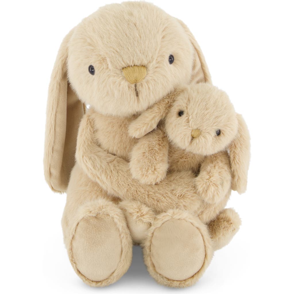 Snuggle Bunnies Stuffed Animal Frankie The Hugging Bunny In Brown