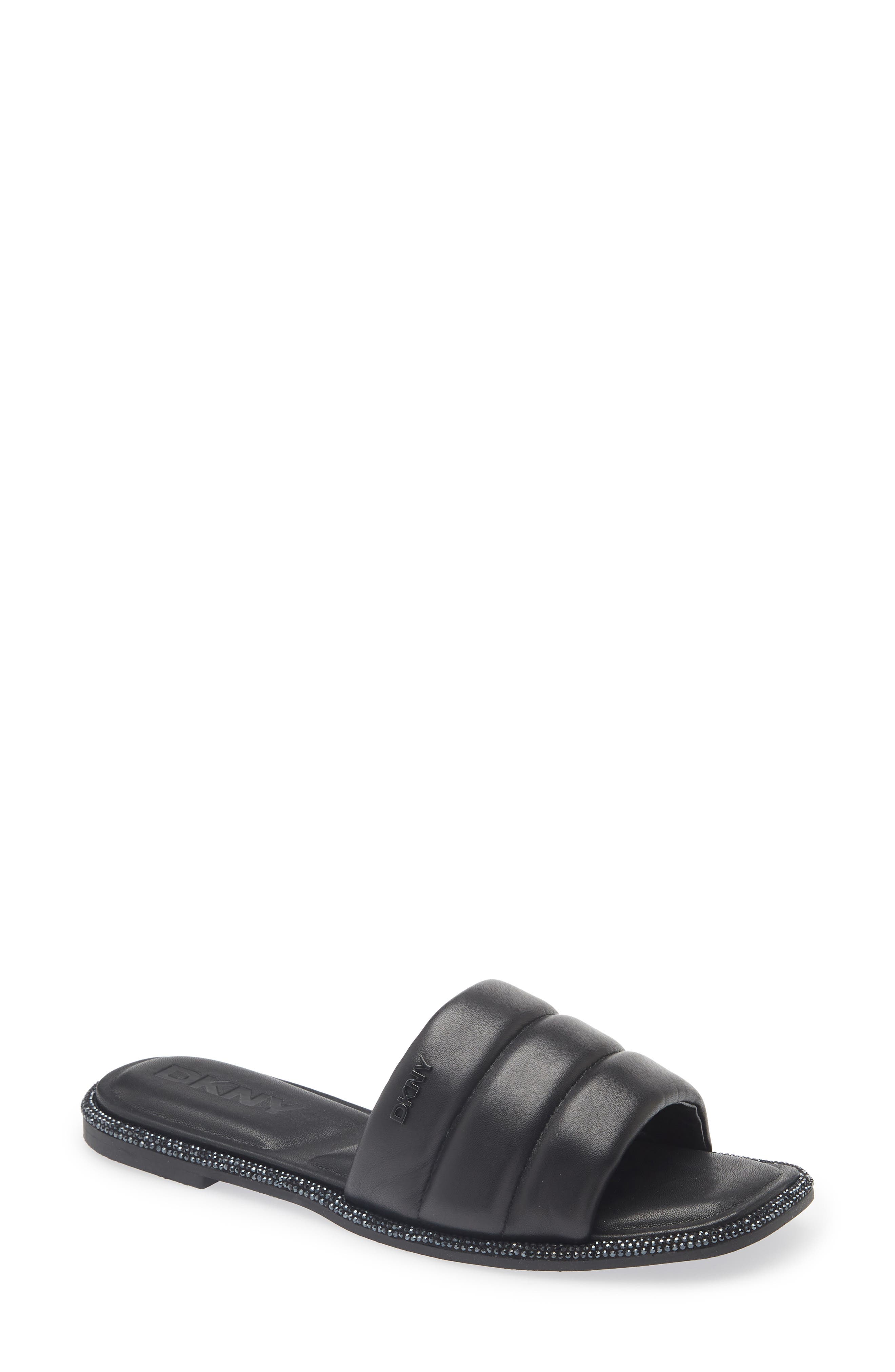 DKNY Slide Sandal, Main, color, 
