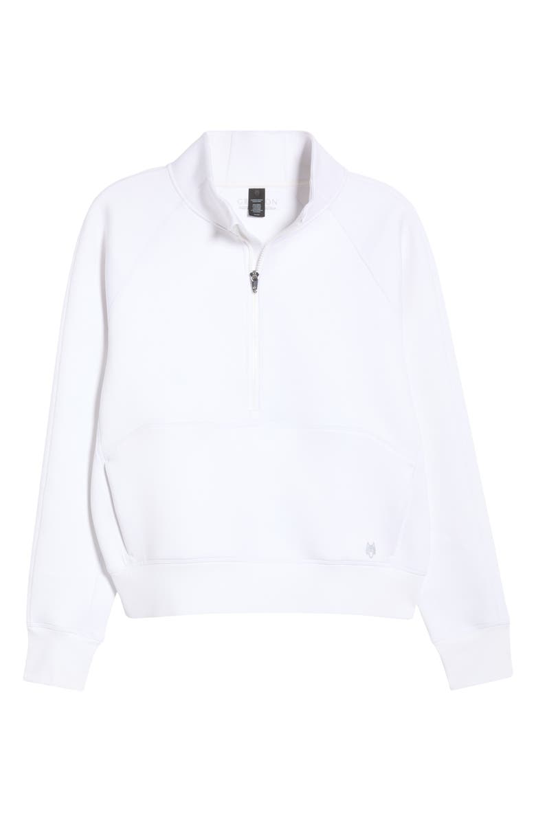 Greyson Kristina Half Zip Sweatshirt, Alternate, color, Arctic